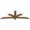 Ekena Millwork Davenport Timber Gable Bracket, Western Red Cedar, 84"W x 31"H x 1 1/2"D x 5 1/2"F, 9/12 Pitch GBW084X31X0206DAV00SWR - alternate 4